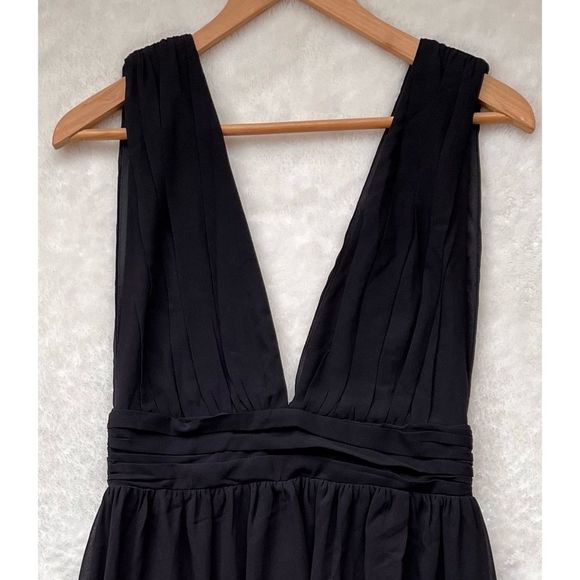 NWT Lulu's Heavenly Hues Black Maxi Dress - Picture 10 of 16
